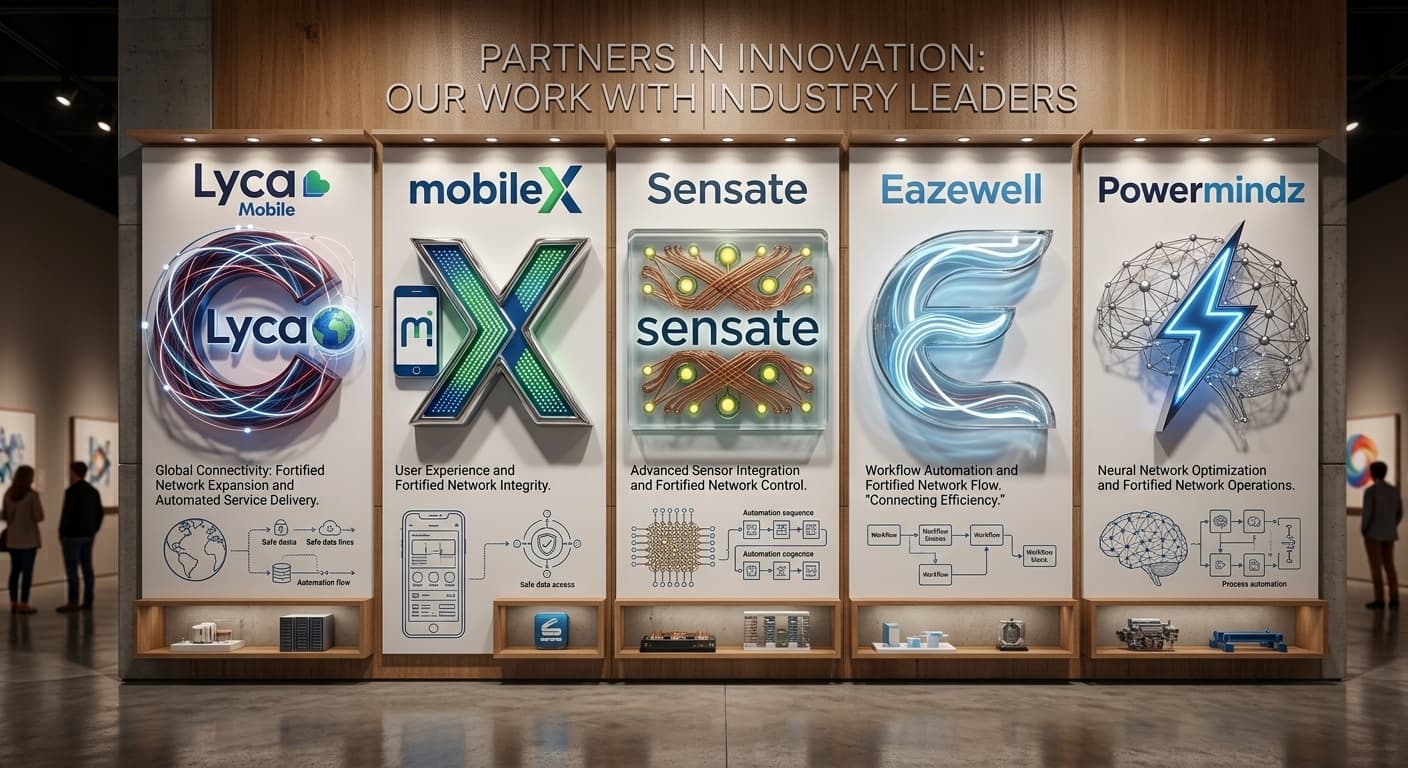Lyca Mobile, MobileX, Sensate, EazeWell, PowerMindz, Freedom Briefs